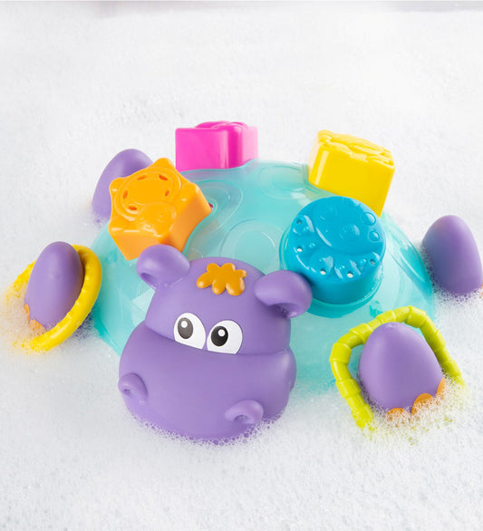 Playgro Badspeelgoed - Drijvend nijlpaard - Vormensorteerbox - Playgro - OneSize - Badspeelgoed
