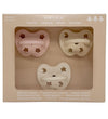 Hevea Fopspenen - 0-3 mnd. - 3-pack - Natuurlijk Rubber - Meisje - Hevea - 0-3 mnd - Fopspenen