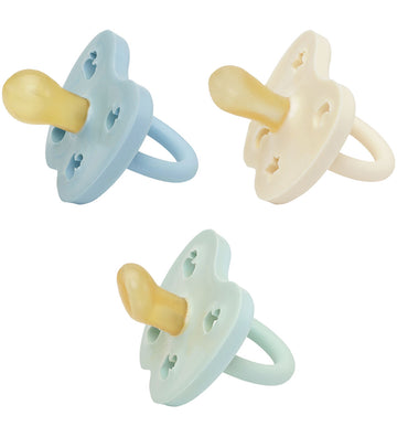 Hevea Fopspenen - 0-3 mnd. - 3-pack - Natuurlijk Rubber - Jongen - Hevea - 0-3 mnd - Fopspenen