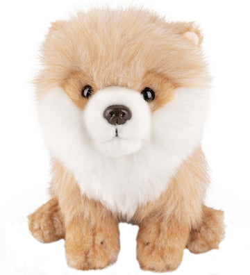 Living Nature Knuffel - 28x17 cm - Pomeriaan - Beige - Living Nature - OneSize - Knuffels