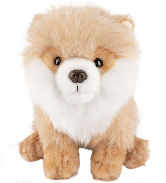 Living Nature Knuffel - 28x17 cm - Pomeriaan - Beige - Living Nature - OneSize - Knuffels