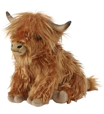 Living Nature Knuffel - 32x18 cm - Hooglanders - Bruin - Living Nature - OneSize - Knuffels