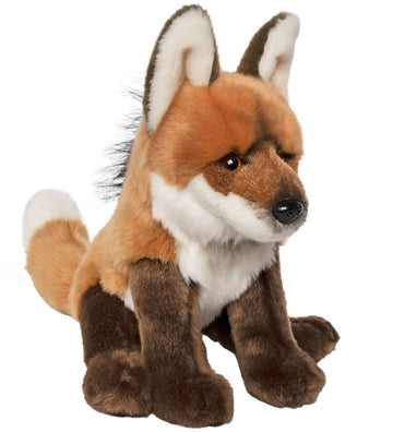 Living Nature Knuffel - 35x28 cm - Mankewolf - Oranje/Bruin - Living Nature - OneSize - Knuffels