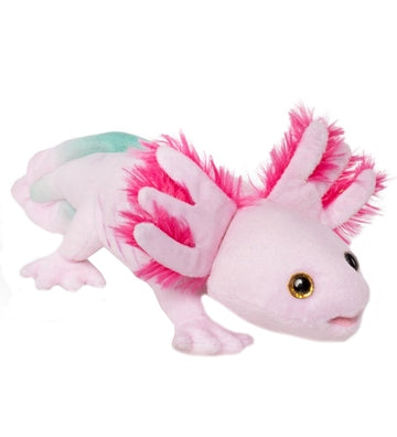 Living Nature Knuffel - 32x8 cm - Axolotl - Roze - Living Nature - OneSize - Knuffels