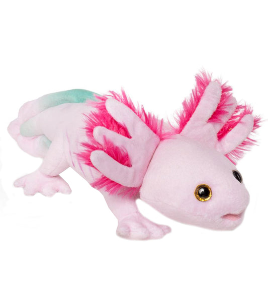 Living Nature Knuffel - 32x8 cm - Axolotl - Roze - Living Nature - OneSize - Knuffels