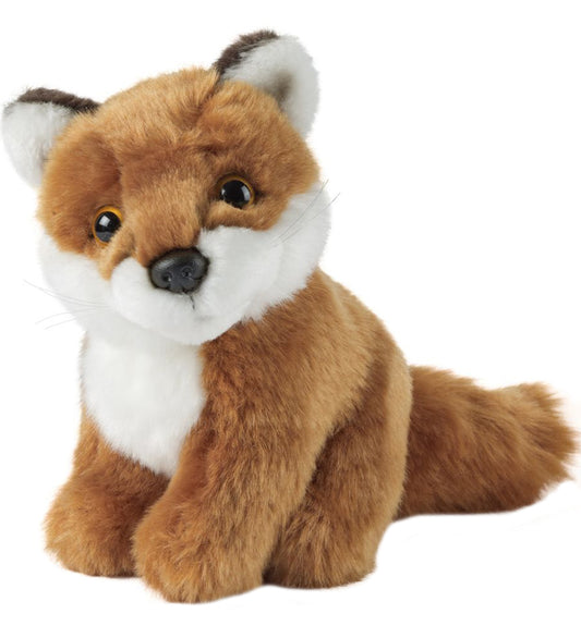 Living Nature Knuffel - 17x15 cm - Vos - Bruin - Living Nature - OneSize - Knuffels