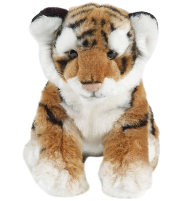 Living Nature Knuffel - 32 x 20 cm - Tijger - Oranje - Living Nature - OneSize - Knuffels