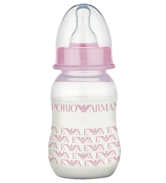 Emporio Armani Babyflesje - Plastic/Silicone - 130 ml - Roze - Emporio Armani - OneSize - Babyflesjes