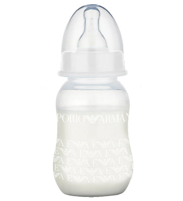 Emporio Armani Babyflesje - Plastic/Silicone - 130 ml - Wit - Emporio Armani - OneSize - Babyflesjes