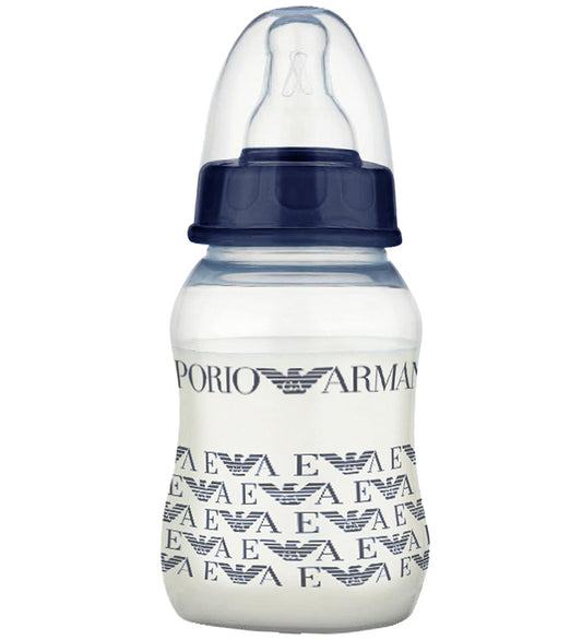 Emporio Armani Babyflesje - Plastic/Silicone - 130 ml - Navy - Emporio Armani - OneSize - Babyflesjes