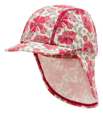 Hust and Claire Zonnehoed - Fasai - Soft Roze m. Print - Hust and Claire - 9-12 mnd - Zwemhoedjes