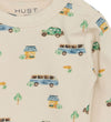 Hust and Claire Romper l/s - HCBilly - Franse Ork m. Print - Hust and Claire - 68 - Rompers Lange Mouw