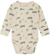 Hust and Claire Romper l/s - HCBilly - Franse Ork m. Print - Hust and Claire - 68 - Rompers Lange Mouw
