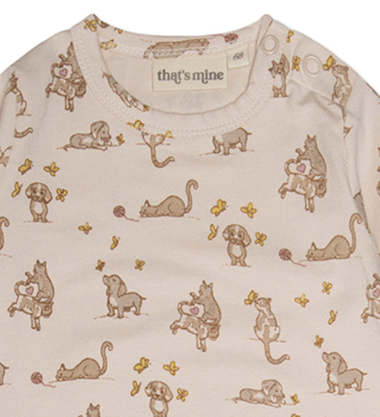 That's Mine Romper l/s - Ellis - Vriendelijk - Thats Mine - 2 jaar (92) - Rompers Lange Mouw
