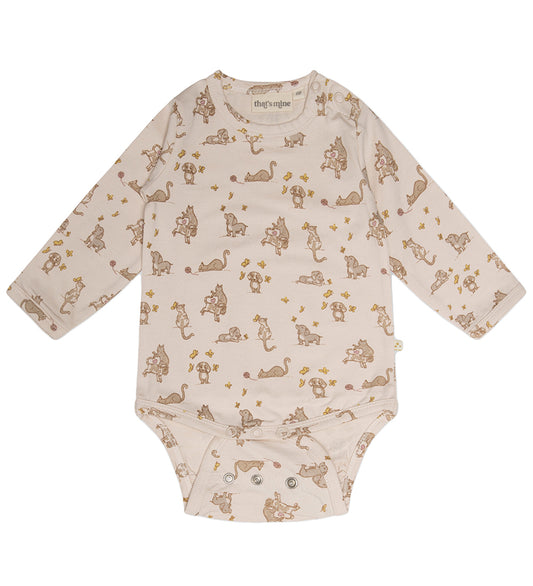 That's Mine Romper l/s - Ellis - Vriendelijk - Thats Mine - 2 jaar (92) - Rompers Lange Mouw
