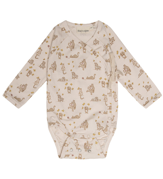 That's Mine Wikkelromper l/s - Elia - Vriendelijk - Thats Mine - 62 - Rompers Lange Mouw
