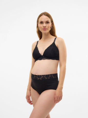 Voedingsbh Mamalicious Lace Zwart mt. S