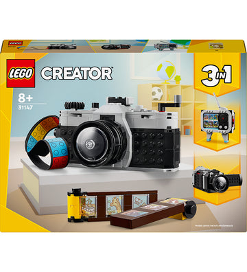 LEGO® Creator - Retro fotocamera - 31147 - 3-in-1 - 261 Onderdel - LEGO® - OneSize - Blokken