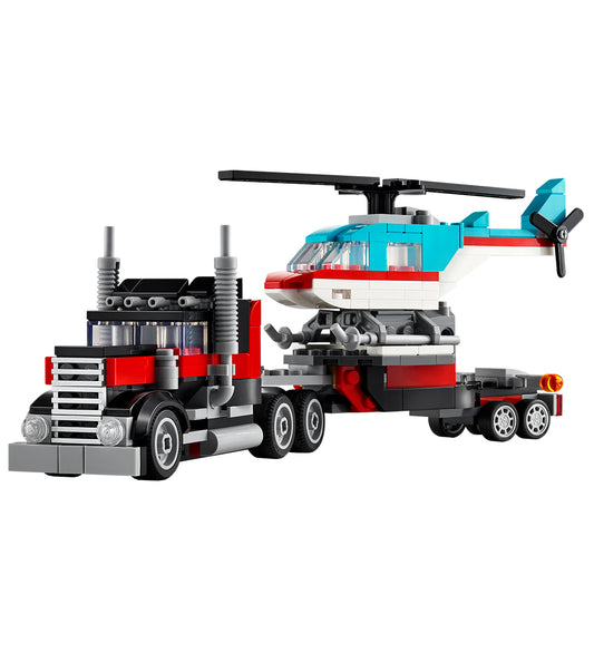 LEGO® Creator - Truck met helikopter 31146 - 3-in-1 - 270 Onderd - LEGO® - OneSize - Blokken