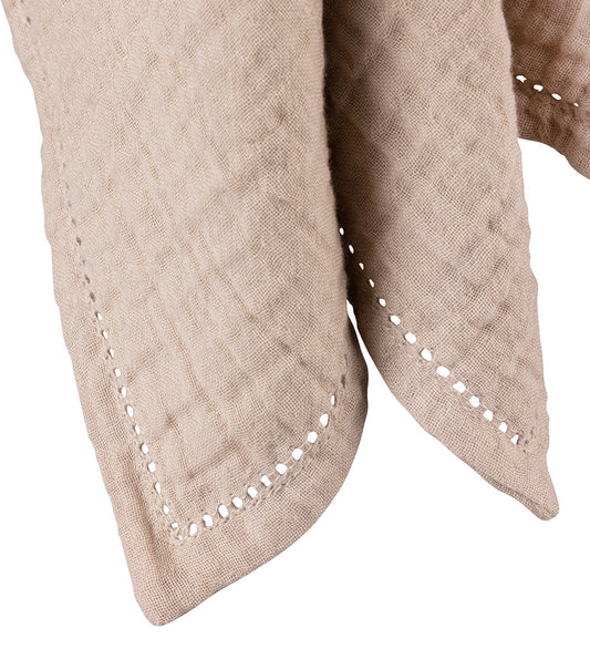 Sebra Washanden - 3-pack - Mousseline - Zeebries Beige - Sebra - OneSize - Washandjes