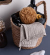 Sebra Washanden - 3-pack - Mousseline - Zeebries Beige - Sebra - OneSize - Washandjes