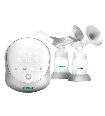 Neno Borstkolven - Elektrisch Due Double - Wit - Neno - OneSize - Borstkolven