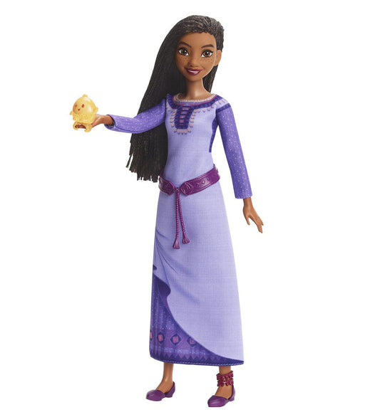 Disney Wish Pop - 29 cm - Zingende Asha m. Geluid/muziek - Disney Wish - OneSize - Poppen