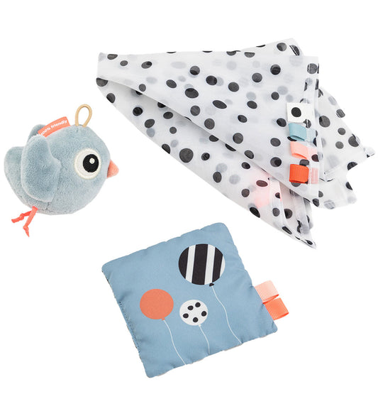 Done by Deer Zintuiglijke speelgoedset - Birdee - Blauw - Done by Deer - OneSize - Activiteitenspeelgoed
