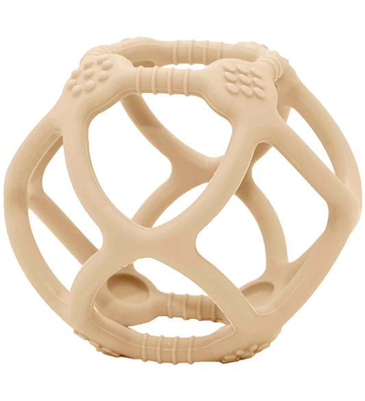 Petit Monkey Bijtbal - Silicone - Honey Peach - Petit Monkey - OneSize - Bijtringen