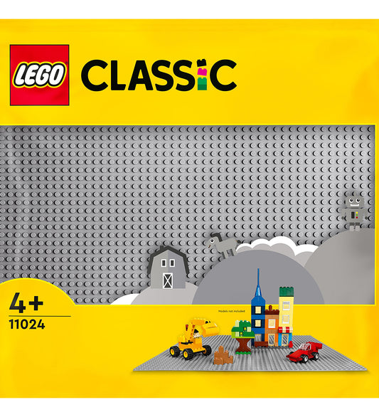 LEGO® Classic+ - Grijs Bouwplaat - 11024 - LEGO® - OneSize - Blokken