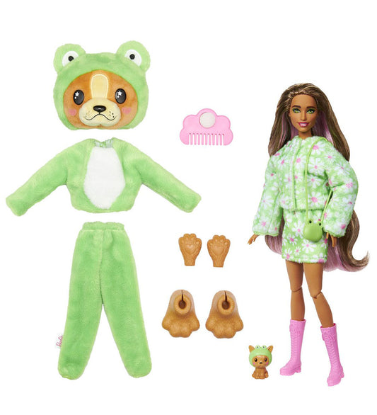 Barbie Pop - Cutie Onthullen - Dog in Kikker - Barbie - OneSize - Poppen