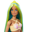 Barbie Pop - 30 cm - Core - Zeemeermin - Blauw/Groen - Barbie - OneSize - Poppen