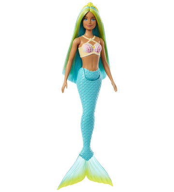 Barbie Pop - 30 cm - Core - Zeemeermin - Blauw/Groen - Barbie - OneSize - Poppen