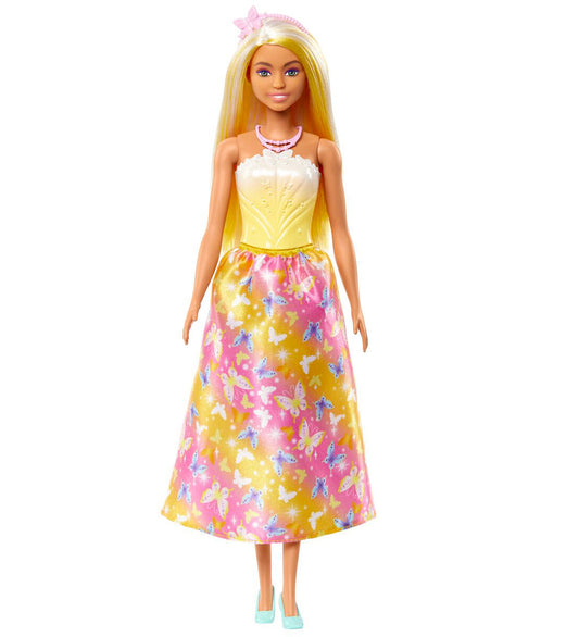 Barbie Pop - 30 cm - Core Koningsblauwen - Geel - Barbie - OneSize - Poppen