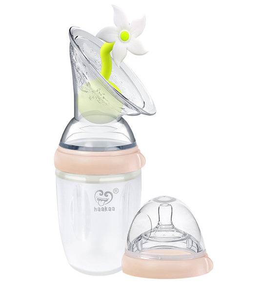 Haakaa Borstkolf - 250 ml - Starterpack - Peach - Haakaa - OneSize - Borstkolven