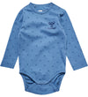 Hummel Romper l/s - HmlBeesy - Coronet Blue - Hummel - 74 - Rompers Lange Mouw