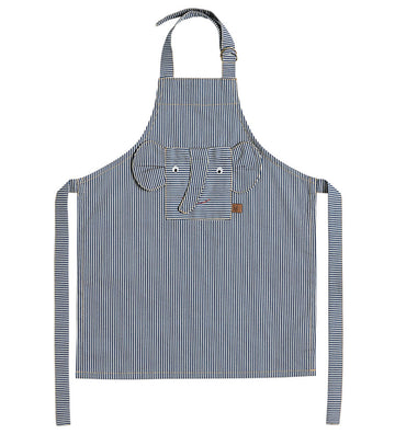 OYOY Schort - Denim - Elephant - Blauw m. Strepen - OYOY - OneSize - Schorten