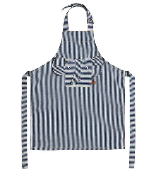 OYOY Schort - Denim - Elephant - Blauw m. Strepen - OYOY - OneSize - Schorten