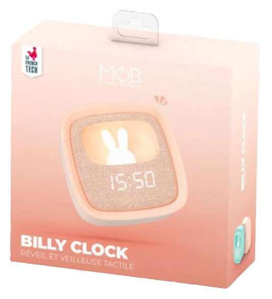 Mobility Ingebouwde wekker m. Nachtlampje - Billy - Roze - Mobility on Board - OneSize - Nachtlampen