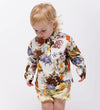 Christina Rohde Korte Broeken - Geel m. Bloemen - Christina Rohde - 1 jaar (80) - Babyshorts