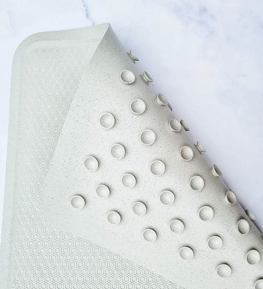 Hevea Douchemat - Natuurlijk Rubber - 75x34 cm - Marble - Hevea - OneSize - Douchematten