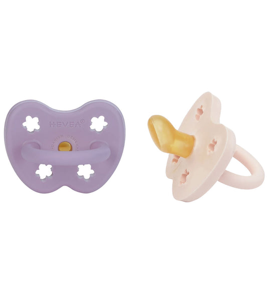 Hevea Fopspenen - 3-36 mnd. - 2-pack - Natuurlijk Rubber - Powde - Hevea - 3-36 mnd - Fopspenen