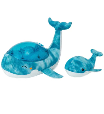 Cloud-B Nachtlamp m. Geluid - Tranquil Whale m. Jong - 30x28x13  - Cloud-B - OneSize - Nachtlampen