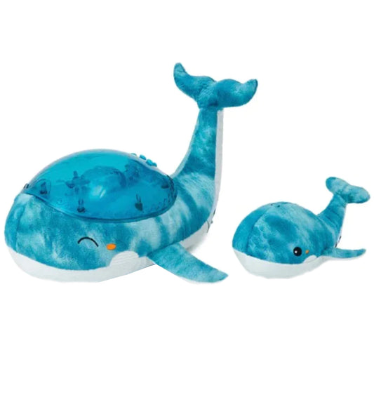 Cloud-B Nachtlamp m. Geluid - Tranquil Whale m. Jong - 30x28x13  - Cloud-B - OneSize - Nachtlampen