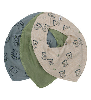 Pippi Baby Kwijlslabbetje - 3-pack - Leiding - Pippi Baby - OneSize - Kwijlsjaaltjes