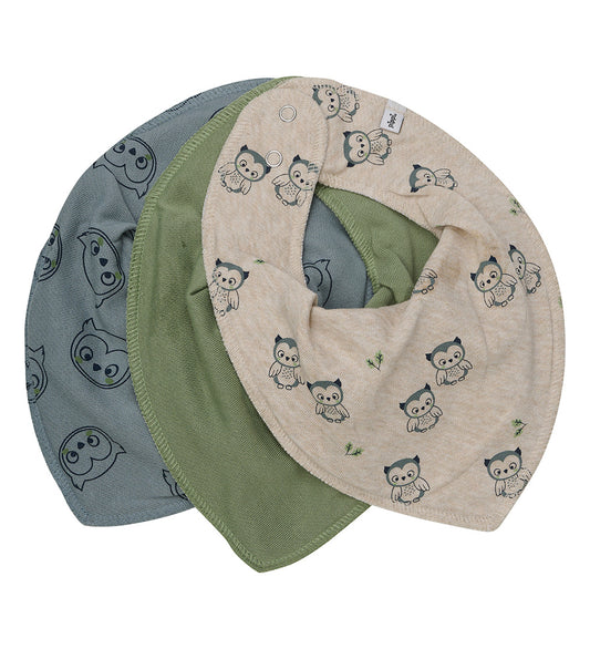 Pippi Baby Kwijlslabbetje - 3-pack - Leiding - Pippi Baby - OneSize - Kwijlsjaaltjes