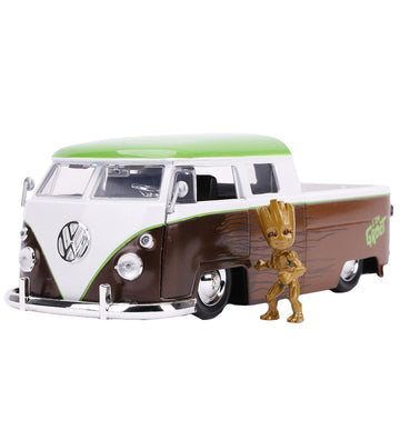Jada Auto - Marvel Beschermers van de Galaxy Groot & Volkswagen  - Jada - OneSize - Auto´s