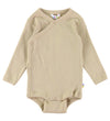 Joha Wikkelromper l/s - Rib - Beige - Joha - 60 - Rompers Lange Mouw