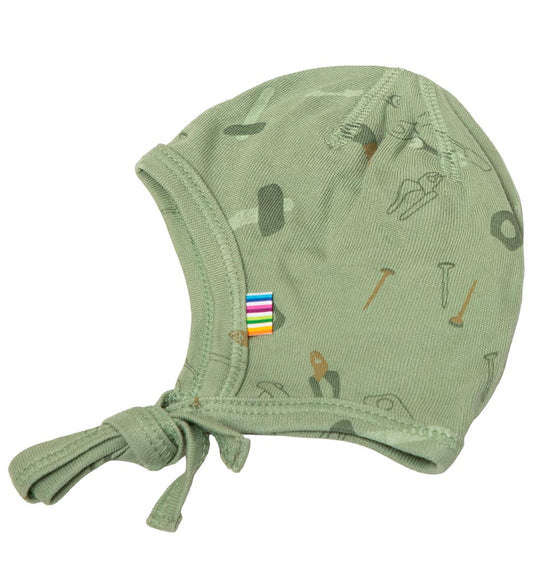 Joha Babymuts - Bamboe -Dusty Groen m. Gereedschap - Joha - 37 cm - Babymutsen