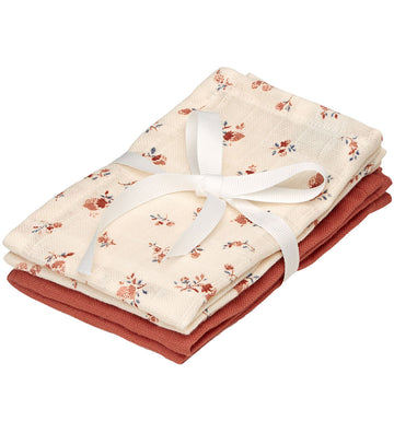Cam Cam Washanden - 4-pack - Bessen - Cam Cam - OneSize - Washandjes